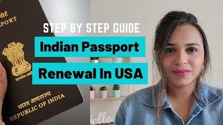 Indian Passport Renewal in USA | VFS Global Step-by-Step Process 2021 | Indian in USA