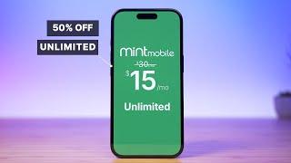 Don't Miss Mint Mobile's Best Deal Of The Year! (50% Off Unlimited Data)