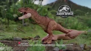 Jurassic World - Thrash ‘N Throw T-Rex™ Figure Official TV Commercial :30 | Mattel Action!