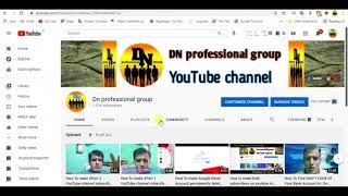 How To make My channel community tab on YouTube 2021 in Tamil /Dn professional group  | Tamil