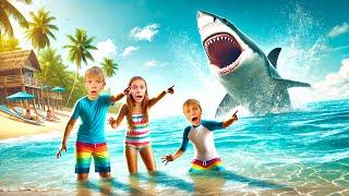 Found A SharK At The BEACH! SiSteR ShaRk PraNk!