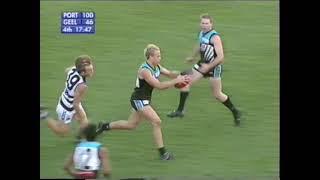 Josh Francou and Chad Cornes Magic for the Port Adelaide Power