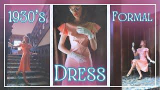 Making a Late 1930's Formal Dress | Bridesmaid Dress