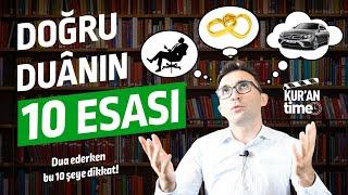 Dua ederken dikkat edilmesi gereken 10 kaide