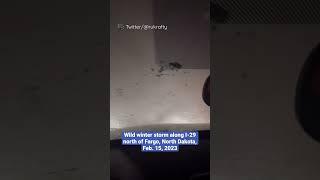 North Dakota winter storms don’t mess around | #shorts #newvideo #trending #youtube #subscribe