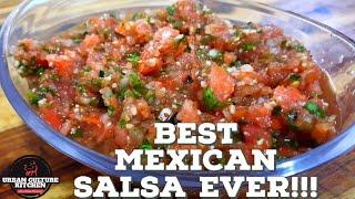 Freshly made Mexican Restaurants style Salsa Recipe | Urban Culture Cooking Class