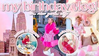 MY NYC BIRTHDAY VLOG! | Breakfast at Tiffanys, Shopping at Bergdorfs, Celebrating | LN x NYC