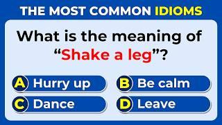 English Idioms Quiz | Can You Score 50/50? #challenge 06