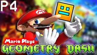 Mario plays: GEOMETRY DASH PART 4!!