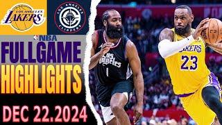 Los Angeles Lakers Vs Los Angeles Clippers Full Game Dec 22,2024 NBA Season 2024-25