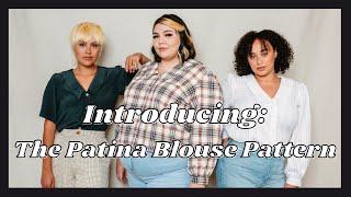 Introducing: The Patina Blouse Sewing Pattern