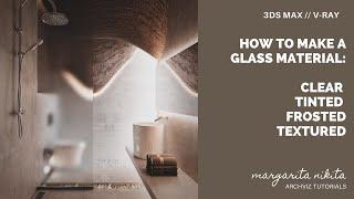 How to create a realistic glass | Clear, Tinted, Frosted & Textured