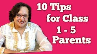 Teaching tips for parents class 1 to 5