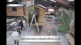 Time lapse of building a Blackdown® self build flat pack shepherd hut.