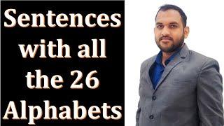 Sentences with all the 26 ALPHABETS || B MOHAN KUMAR #viral #trending #education