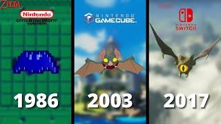 Evolution of The Legend of Zelda: Keese (1986 - 2019)