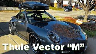 Porsche 997 turbo Vlog 021 - Thule Vector M Cargo Box