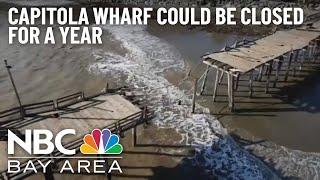 Capitola Wharf Could Be Closed for a Year Following Storm Damage