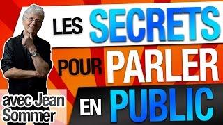 Les SECRETS d'une PRISE de PAROLE en PUBLIC ! Interview de JEAN SOMMER Coach vocal