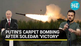 Russia carpet-bombs Ukraine after gains in Soledar; Zelensky seeks more help, West agrees
