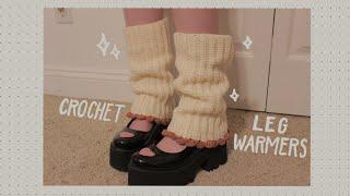 how to crochet trendy pinterest leg warmers! 