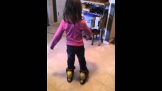 Molly Jane can roller skate!