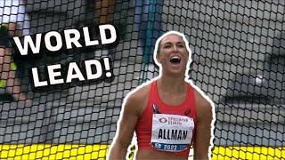 Valarie Allman Throws HUGE Discus World Lead At Continental Tour Berlin