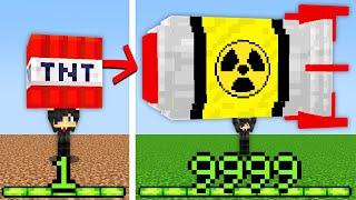 Minecraft, But Your XP = Your Bomb...