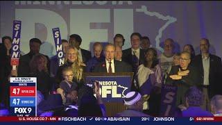 Secretary of State Steve Simon takes the podium on election night