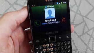 Samsung GT-B5512 incoming call