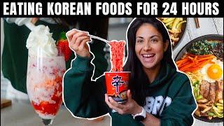 Eating Korean Food For 24 Hours