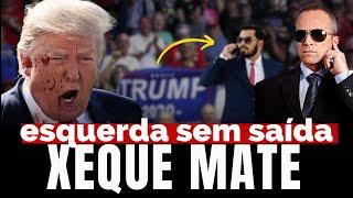 "Xeque-Mate: Esquerda Sem Saída e Trump Arrasa em Sua Primeira Aparição!"