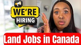 LAND A JOB FAST IN CANADA | 5 TOP JOBS FOR IMMIGRANTS for 2024