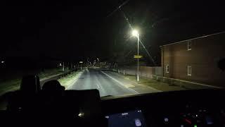 pov night drive horror feeling alone 4k video