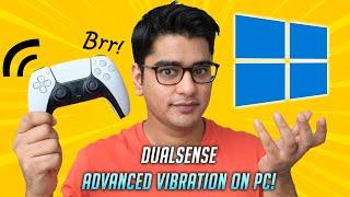 Make PS5 DualSense Controller Work WITH ADVANCED HAPTICS on Windows / PC!