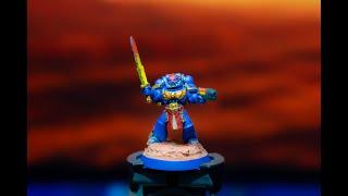 Painting A Classic Mid 2000s Warhammer Space Marine Ultramarine