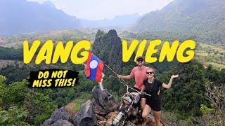 ADD IT TO YOUR BUCKET LIST | TRAVEL LAOS VANG VIENG | Nam Xay Viewpoint, Caves, & Blue Lagoon