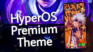 HyperOS Premium Theme For Any Xiaomi Devices | New Anime System Ui | #hyperos