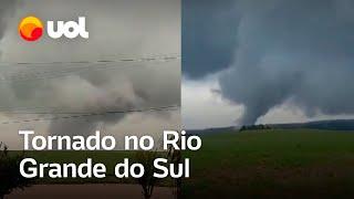 Rio Grande do Sul: Tornado atinge Gentil (RS) e destelha casas; veja vídeo