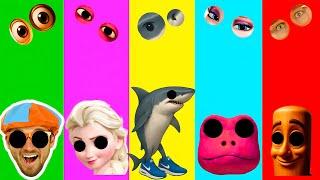 Wrong eyes DAME TU COSITA SONGPatila vs Tum Tum  Sah vs Blippi vs Frozen Elsa 2 vs Tralala