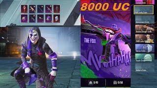 THE FOOL SET  LUCKY CRATE OPENING 8000 UC | PUBG MOBILE | AhmadXai Gaming |