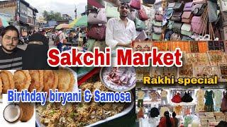 Sakchi Market in Jamshedpur | Promotion ka causal Tareeka| Naryal Samosa & birthday biryani #vlog