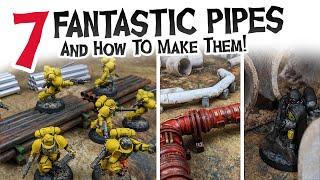 DIY Pipes & Pipelines Terrain Ideas - Warhammer 40K, Necromunda, Kill Team & SW Legion