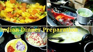 Winter Special Dinner Preparation // Indian Dinner Routine-2019 !!