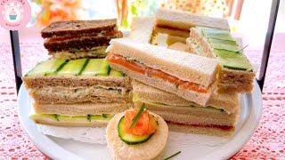 Classic afternoon tea sandwiches