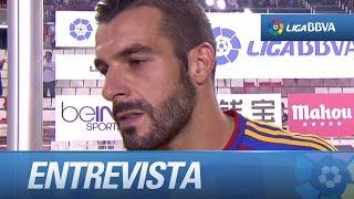 Entrevista a Negredo tras el Rayo Vallecano (0-0) Valencia CF