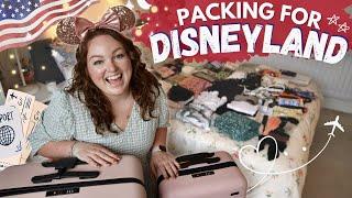 PACK WITH ME: DISNEYLAND!   Disney California outfits, accessories & long-haul flight essentials!