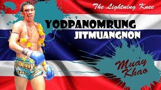 Yodpanomrung Jitmuangnon "The Lightning Knee. Muay Khao."