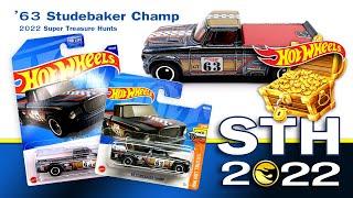 @Hot Wheels 2022 Super Treasure Hunt ( 63 Studebaker Champ ).