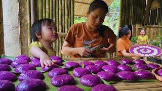 Harvest and how to make delicious mochi from cassava in Vietnamese countryside